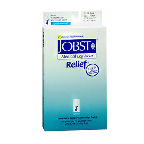 Jobst, Relief Women'S Firm Support Open-Toe Knee Highs Beige Extra Large, 1 Each Jobst