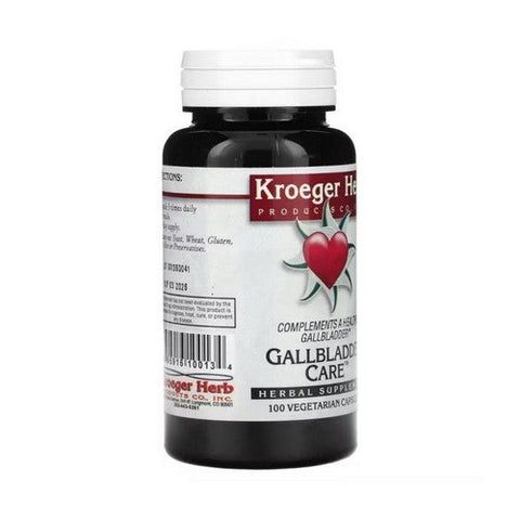 Kroeger Herb, Gallbladder Care, 100 Veg Caps Kroeger Herb