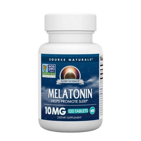 Source Naturals, Melatonin, 10 mg, 120 Tabs Source Naturals