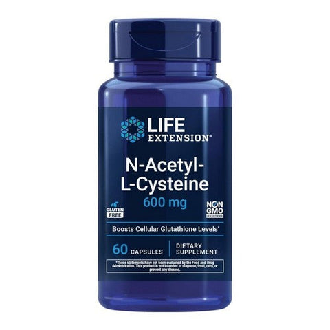Life Extension, N-Acetyl-L-Cysteine, 600 mg, 60 Vcaps Life Extension