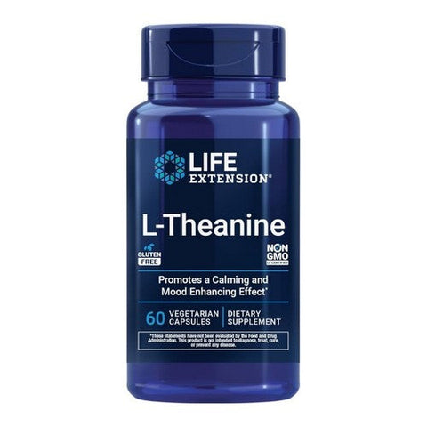 Life Extension, L-Theanine, 100 mg, 60 Vcaps Life Extension
