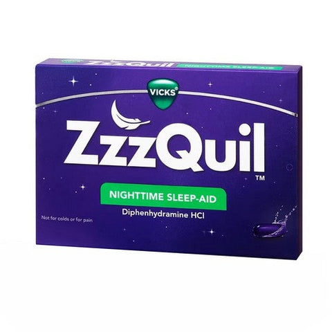 Procter & Gamble, ZzzQuil Nighttime Sleep-Aid, LiquiCaps 12 Caps Zzzquil