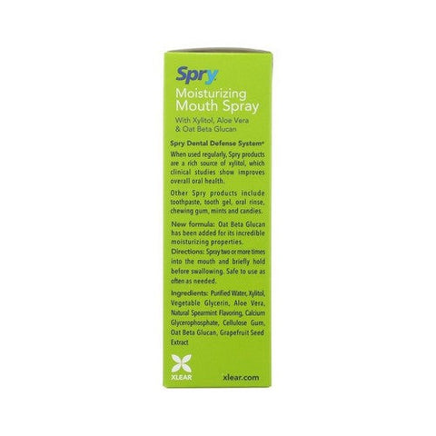 Xlear Inc, Spry Moisturizing Mouth Spray With Xylitol For Dry Mouth, 134 Ml  / 4.5 Oz Xlear Inc