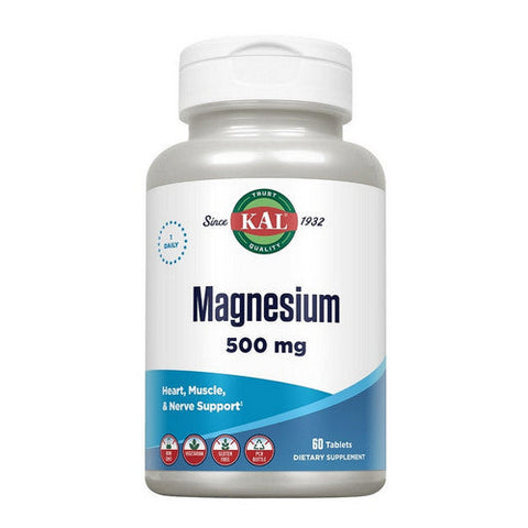 Kal, Magnesium, 500 mg, 60 Tabs Kal