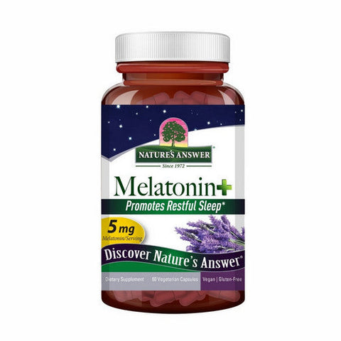Nature's Answer, Melatonin Plus, 5 Mg, 60 Veg Caps