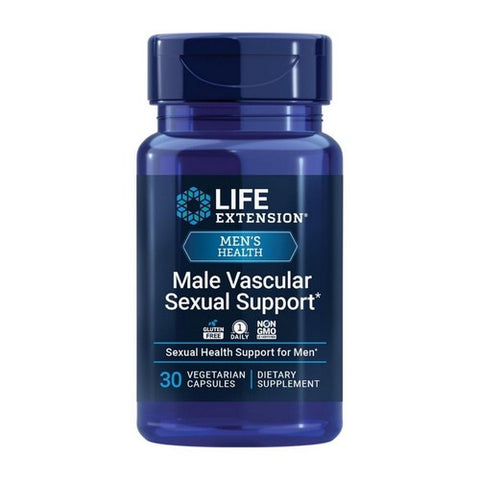Male Vascular Sexual Support 30 Veg Caps by Life Extension