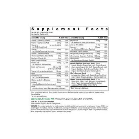 Rainbow Light, High Potency Men's One Daily Multivitamin, 30 Tablets Rainbow Light