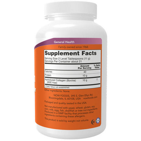 Now Foods, Collagen Peptides Powder, 8 Oz Now Foods