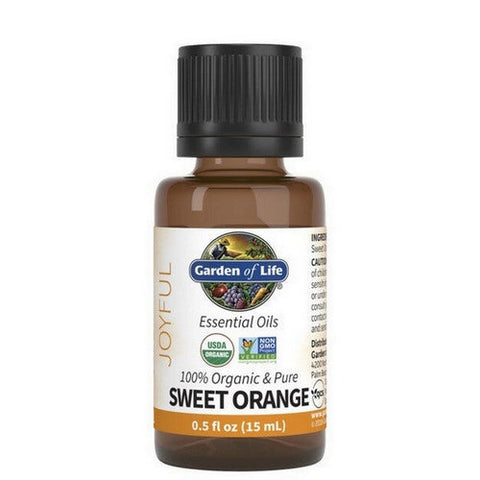 Garden of Life, Essential Oil, Sweet Orange 0.5 Oz Garden of Life