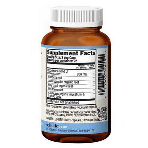 Eclectic Herb, Adrenal Support, 400 Mg, 45 Veg Caps Eclectic Herb