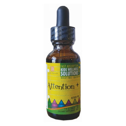 L. A .Naturals, Kids' Attention Plus, 1 Oz L. A .Naturals