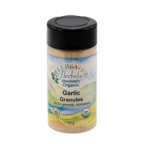 Celebration Herbals, Absolutely Organic Garlic Granules, 75 Grams Celebration Herbals