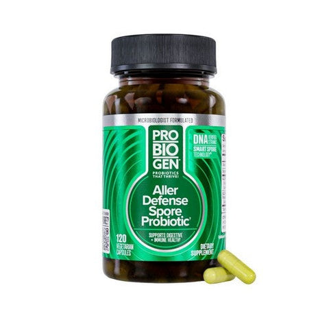 Probiogen, Aller Defense Spore Probiotic With Smart Spore Technology, 120 Veg Caps Probiogen
