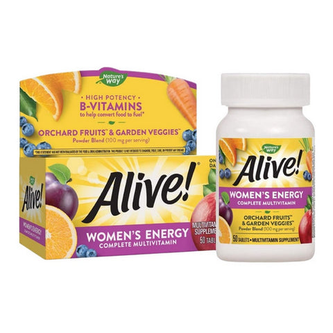 Alive! Women'S Energy Multi-Vitamin Multi-Mineral 50 Tabs by Nature's Way