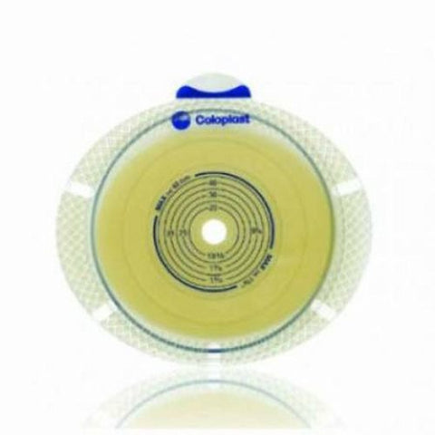 Coloplast, Ostomy Barrier SenSura  Flex Xpro Adhesive Coupling Yellow Code 70 mm, Box Of 10 Coloplast