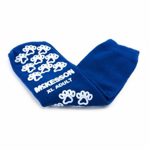 Slipper Socks Unisex Adult X-Large Double Tread 40-3816-001 Count of 48 by McKesson