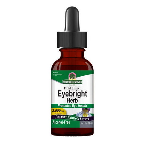 Nature's Answer, Eyebright Herb Fluid Extract Alcohol-Free, 2000 Mg, 1 Oz Nature's Answer