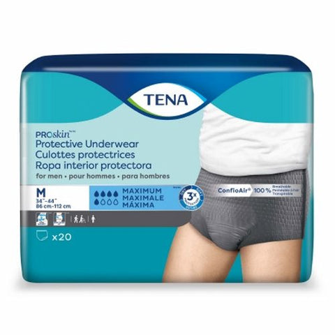 Male Adult Absorbent Underwear Medium Count of 20 by Tena