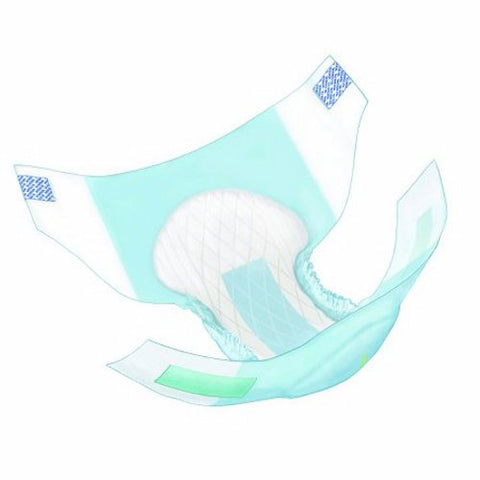 Unisex Adult Incontinence Brief Overnight Quilted Large Disposable Heavy Absorbency Count of 1 by Cardinal