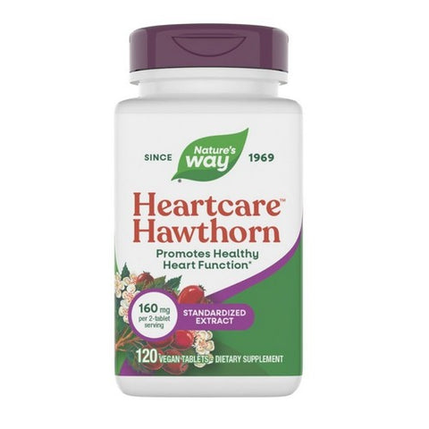HeartCare Hawthorn Standardized Extract 120 Tabs by Nature's Way