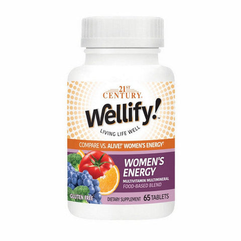 21st Century, Wellify! Women'S Energy Multivitamin Multimineral, 65 Tabs 21st Century