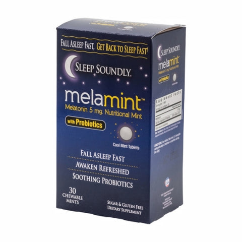 Melatonin Melamint 30 Tabs by Sleep Soundly