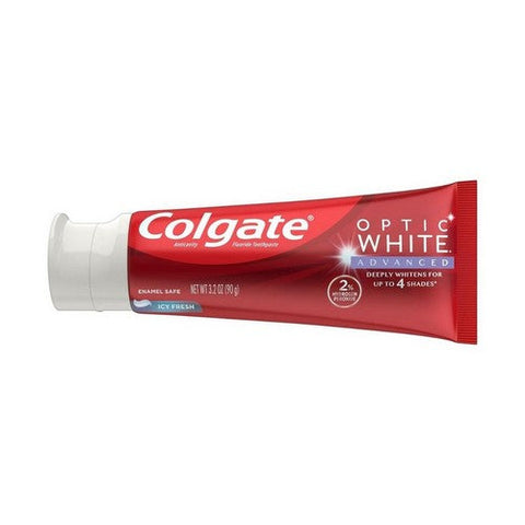 Colgate, Colgate Optic White Advanced Whitening Toothpaste Icy Fresh, 3.2 Oz Colgate