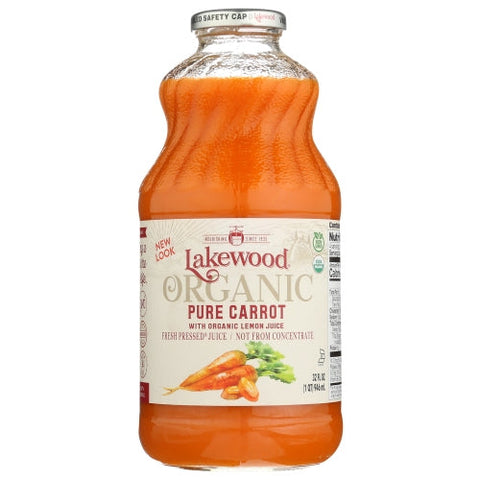 Lakewood Organic, Juice Carrot Pure Org, Case of 6 X 32 Oz Lakewood Organic