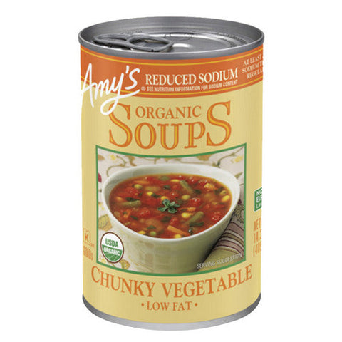 Amys, Organic soups Chunky Vegetable, 14 Oz(Case Of 12) Amys