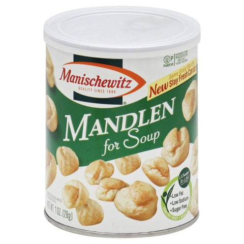 Manischewitz, Mandlen Soup Nuts, Case of 24 X 1.75 Oz Manischewitz