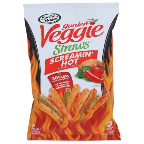 Sensible Portions, Veggie Strw Grdn Scrm Hot, Case of 12 X 4.25 Oz