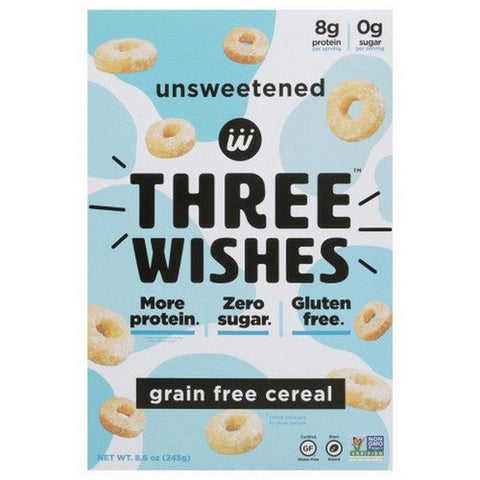 Three Wishes, Cereal Unswt Grain Free, 8.6 Oz(Case Of 6) Three Wishes