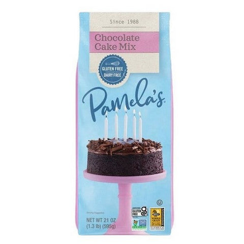 Pamela's Products, Mix Cake Lucious Choc Wf, 21 Oz(Case Of 6) Pamela's Products