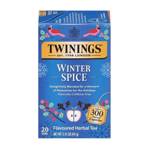 Twinings Tea, Tea Winter Spice, 20 Bags(Case Of 6)