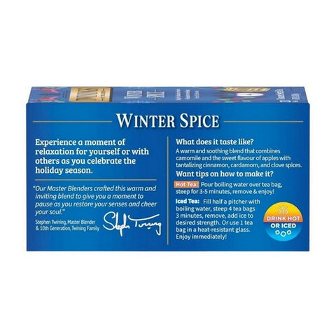 Twinings Tea, Tea Winter Spice, 20 Bags(Case Of 6)