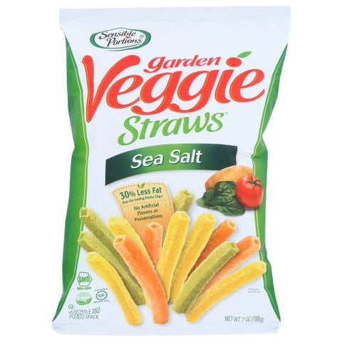 Sensible Portions, Straw Veggie Seaslt, 7 Oz(Case Of 12) Sensible Portions