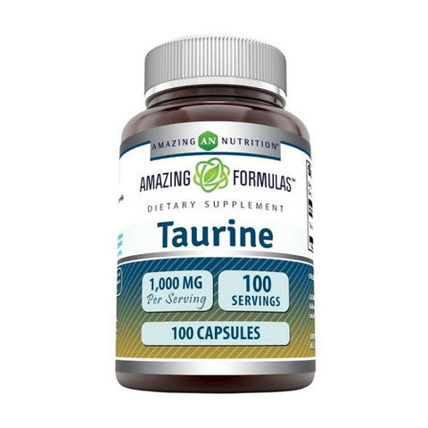 Amazing Nutrition, Amazing Formulas Taurine, 1000 mg, 100 Caps Amazing Nutrition