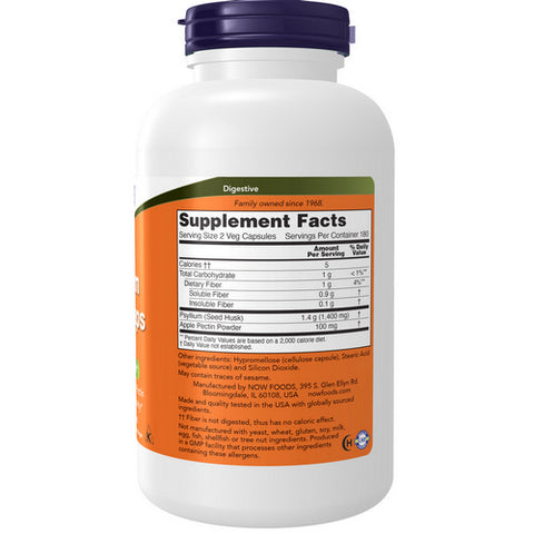 Now Foods, Psyllium Husk, 700 mg, 360 Veg Caps Now Foods