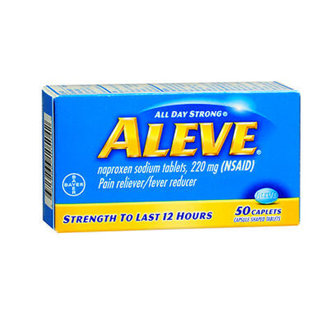Naproxen Sodium Pain Reliever Fever Reducer  50 Caplets by Aleve