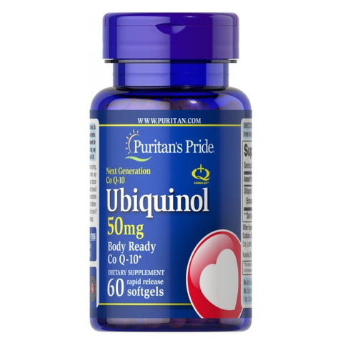 Puritan's Pride, Ubiquinol, 50 mg, 60 Rapid Release Softgels Puritan's Pride