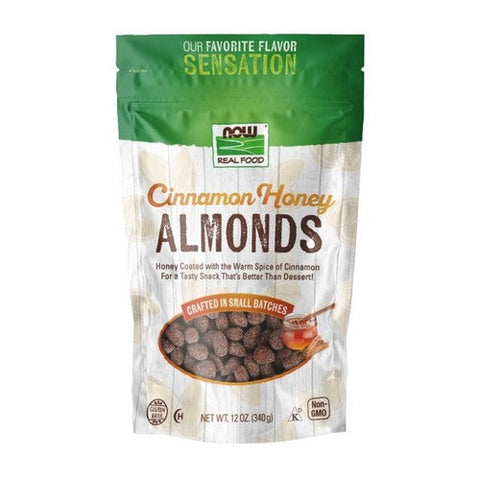 Now Foods, Cinnamon Honey Almonds, 12 Oz Now Foods