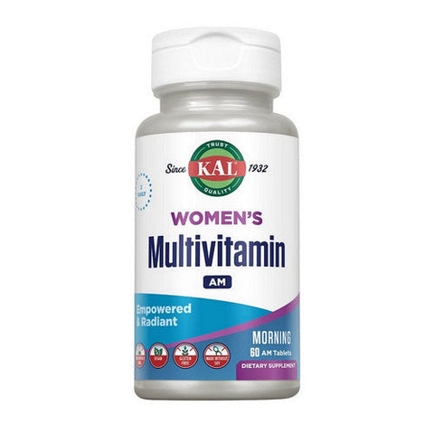Kal, Women'S Multivitamin Morning And Evening, 2 Pack, 60 Tablets
