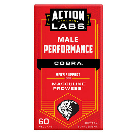 Action Labs, Male Performance Cobra, 60 Count Action Labs