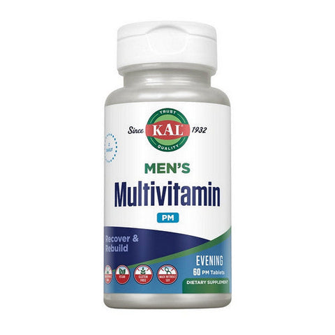Kal, Multivitamin Am/Pm Men's, 2x60 Caps Kal