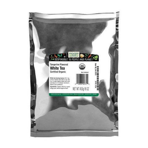 Frontier Coop, Organic Tangerine-Flavored White Tea with Fruit, 1 Lb Frontier Coop