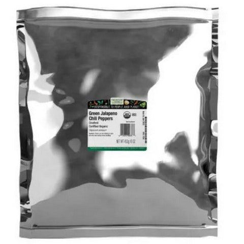 Frontier Coop, Organic Green Jalapeno Chili Pepper Crushed, 1 Lb Frontier Coop