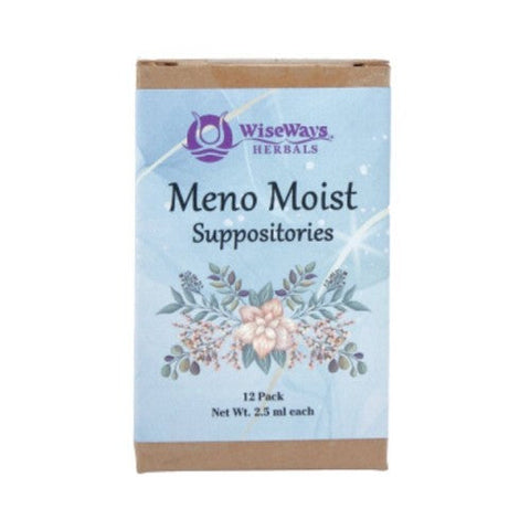 Wise Ways Herbals, Meno Moist Suppositories, 12 Count Wise Ways Herbals