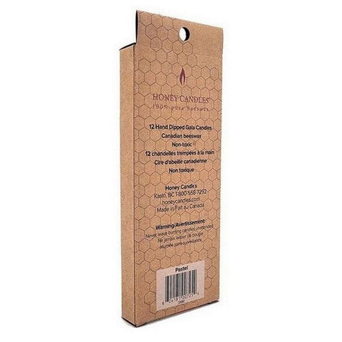 Honey Candle Co., Gala Beeswax Pastel Candles, 6 Candles