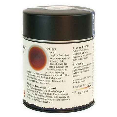 The Tao Of Tea, Organic Hearty Black Tea Blend English Breakfast, 3.5 Oz