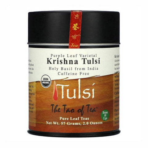 The Tao Of Tea, Purple Leaf Varietal Krishna Tulsi Tea Caffeine Free, 2 Oz